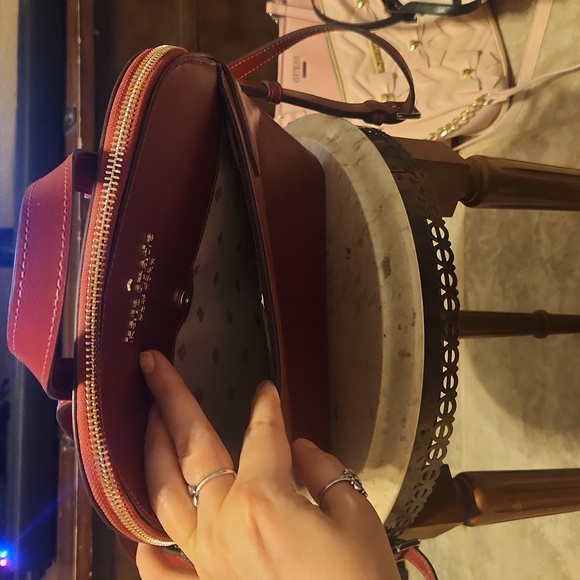 Red Kate Spade Mini Back Pack Purse - Picture 3 of 5